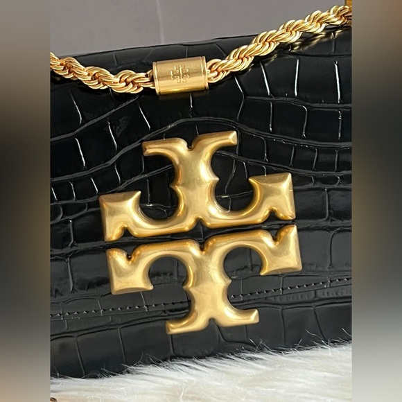 77044 - Tory Burch Eleanor Embossed Small Convertible Shoulder Bag - Picture 4 of 14